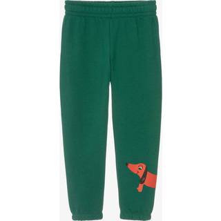 Mini Rodini GOTS Dog Joggingbukser Grøn 104/110 cm  Grøn  104/110 cm  Unisex