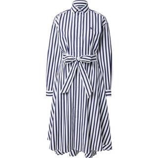 Polo Ralph Lauren Striped cotton midi shirt dress - blue - XL