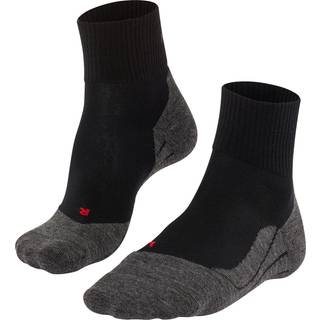 Falke Herren Socken schwarz Merinowolle unifarben