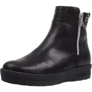 Canada Snow Women's Mount Baker Leather Boots Reflective Zip Black, 41