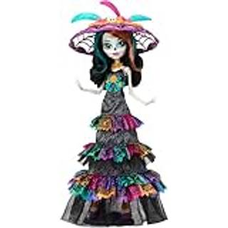 Monster High Doll Skelita Calaveras d? A De Muertos 2024 Howliday Collectible med La Catrina Hat Papel Picado kjole og viselig emballage
