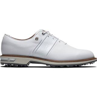 FootJoy Premiere Packard Vandtætte Herre Golfsko Med Spikes - White - Str. 47 Normal