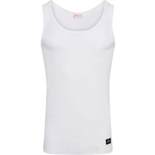 JBS x Mads Nørgaard Tanktop "original" | 100 % økologisk bomuld | Hvid, størrelse M