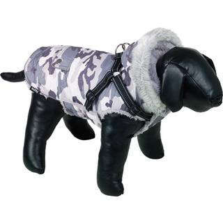 Hundefrakke POLAR 2 i 1 - 29 cm - Grå Kamouflage
