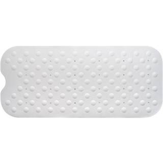 Showerdrape Showerdrape White Orbit Anti Slip Extra Long Bath Mat
