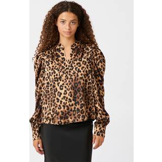 Neo Noir - Rosslyn Leo Blouse - Leopard