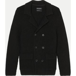Marc O'Polo Herren Cardigan schwarz unifarben