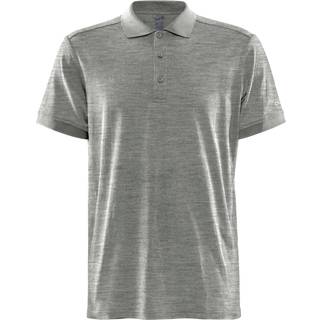 Craft 1910745 core blend polo shirt m Herre Grey Melange 3XL
