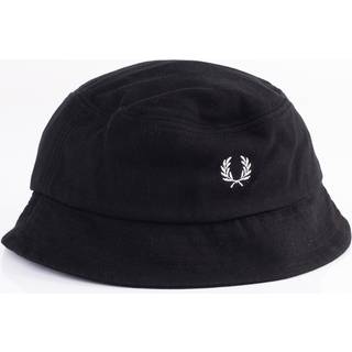 Fred Perry Pique Bucket Hat Black