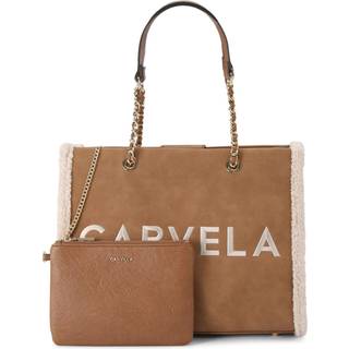 Carvela Carvela Frame Faux Fur Black Tote Bag