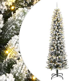 Kunstigt Juletræ Med 300 Led'er Og Sne - med LED / 150 cm