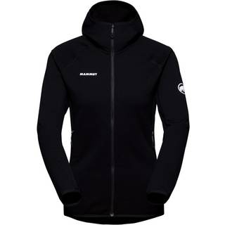 Mammut Women's Aconcagua Midlayer Hooded Jacket Fleecejakke Damer størrelse M farve sort