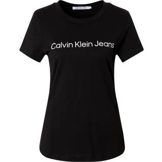 Slim Cotton Logo T-shirt - Black - XXS