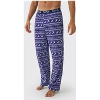 Mens Multi Man Reindeer Lounge Bottoms