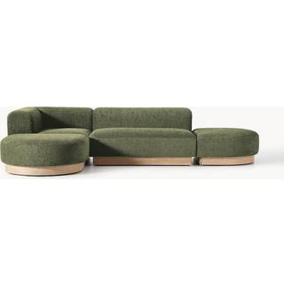 Modulær hjørnesofa Natalie i Teddy-Bouclé