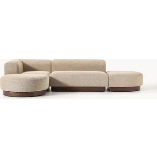 Modulær hjørnesofa Natalie i Teddy-Bouclé