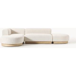 Modulær hjørnesofa Natalie i Teddy-Bouclé