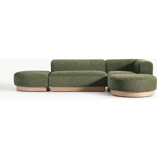 Modulær hjørnesofa Natalie i Teddy-Bouclé