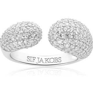 Sif Jakobs - Goccia ring i sterling sølv med sten af zirkonia - r2481-cz