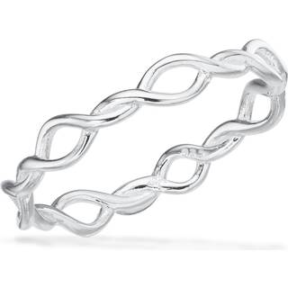 Scrouples - Pige sølv ring med mønster - 729882