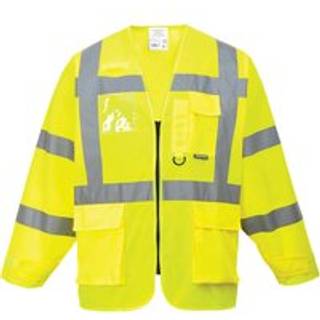 Hi-Vis Executive jakke - Gul (Størrelse: L)