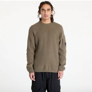 Sweater C.P. Company Lambswool Grs Crew Neck Full Knit Black/ Walnut XXL - Walnut - XXL
