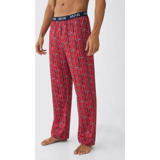 Mens Multi Man Ho Ho Ho Lounge Bottoms