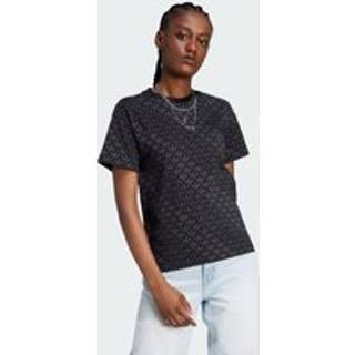 Trefoil Monogram T-Shirt - Black - XS