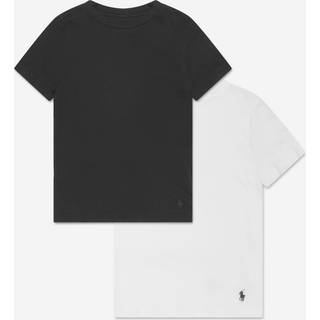 Polo Ralph Lauren Polo Ralph Lauren White Crew Logo 100% Cotton T-Shirts 2 Pack