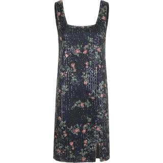 Ririn Flower Sequins Kjole, Black, 36