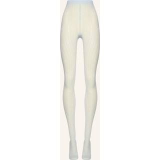 W Lace Tights, Ice, S