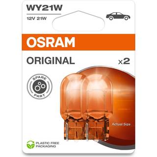 Osram Original - Wedge Base - WY21W Extra Light Lamp - 2 -Pack