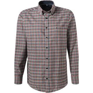CasaModa Herren Hemd rot kariert Comfort Fit