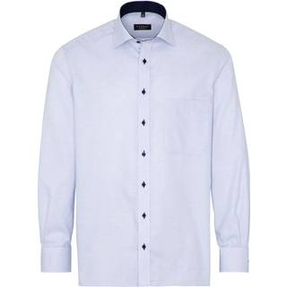 ETERNA Herren Hemd blau meliert Comfort Fit