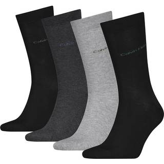 4 Pack Crew Socks Gift Set - Black - One Size