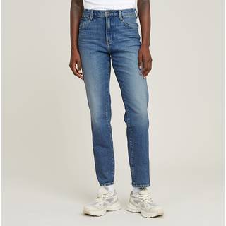 Viktoria High Straight Jeans - Medium blue - Women