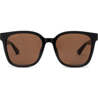 Gucci Mand Gucci GG1346SK 005 Solbriller Plast Grå Brun Firkantet