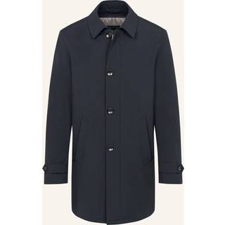 bugatti Herren Mantel blau unifarben
