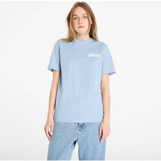 T-shirt Carhartt WIP University Script Short Sleeve T-Shirt UNISEX Dusty Ice/ White S - White - S
