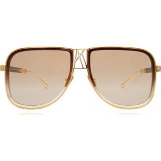 Anna-Karin Karlsson LOGO DUDE Tobacco 59 Solbriller Kvinder Brun - Gold - 59mm