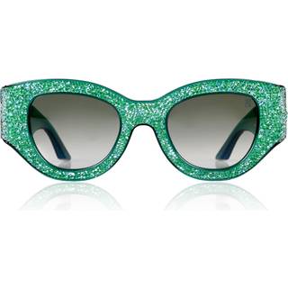 Anna-Karin Karlsson LUCKY GOES TO VEGAS Emerald Krystalklar 49 Solbriller Kvinder Grøn - Emerald Green with Swarovski Crystals - 49mm