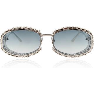 Anna-Karin Karlsson BILLION $ BOO Hvid Guld 57 Solbriller Kvinder Silver - White Gold with Swarovski Crystals - 57mm