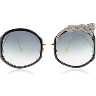 Anna-Karin Karlsson ROSE ET LE RÊVE - SUN Ice Krystalklar 55 Solbriller Kvinder Black - Black with Zirconia Crystals - 55mm