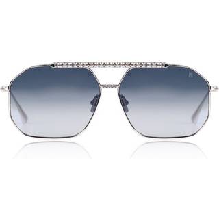 Anna-Karin Karlsson LE BOSS 2.0 Hvid Guld 62 Solbriller Kvinder Silver - White Gold with Swarovski Crystals - 62mm