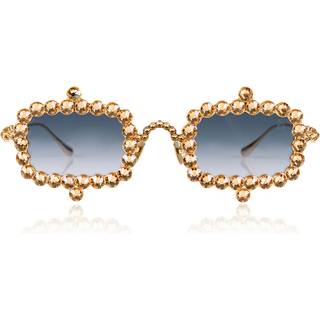 Anna-Karin Karlsson CRYSTAL MIRAGE Guld 56 Solbriller Kvinder Guld - Gold Swarovski Crystals - 56mm