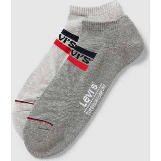 Levis 2-pak Sportswear Logo Low Cut Sock - Grey - Str 39/42 * Kampagne *