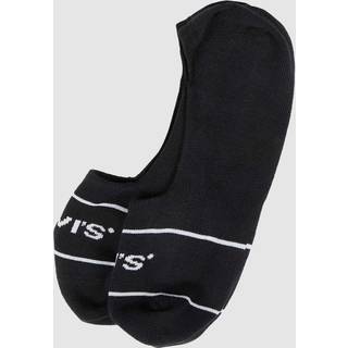 Levis 2-pak Sportswear Logo Seasonal Low Rise Sock - Black - Str 39/42