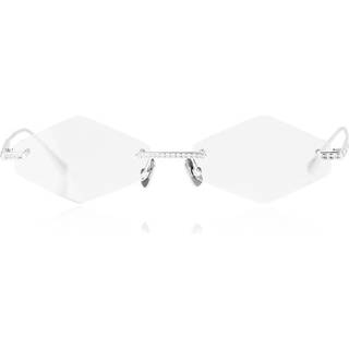 Anna-Karin Karlsson CRYSTAL OPTICAL 2.0 - TRIANGLE Hvid Guld 55 Briller Kvinder Silver - White Gold - 55mm