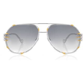 Anna-Karin Karlsson THE CLAW PILOT Hvid Guld 62 Solbriller Kvinder Silver - White Gold - 62mm