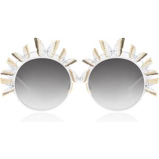 Anna-Karin Karlsson THE BUTTERFLY Hvid 58 Solbriller Kvinder Guld - Gold - 58mm